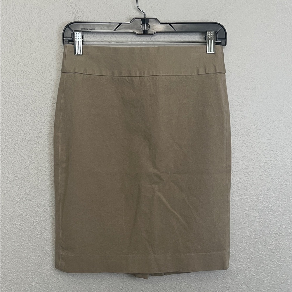 Banana Republic Cotton Blend Sloan Pencil Skirt Tan Size 4